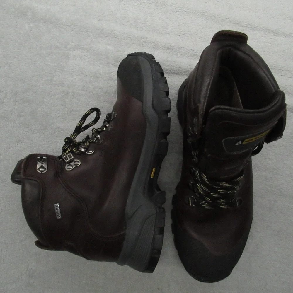 Vasque Mens 9M‎ Boots Brown Summit GTX Goretex Leather Waterproof Hiking Outdoor